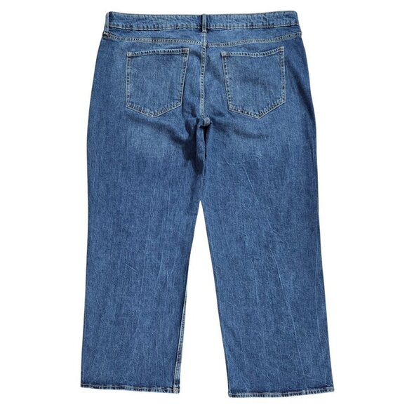 Old Navy NWT Oona Medium Wash Mid Rise Wide Leg Jeans Capsule Classic - Picture 3 of 9
